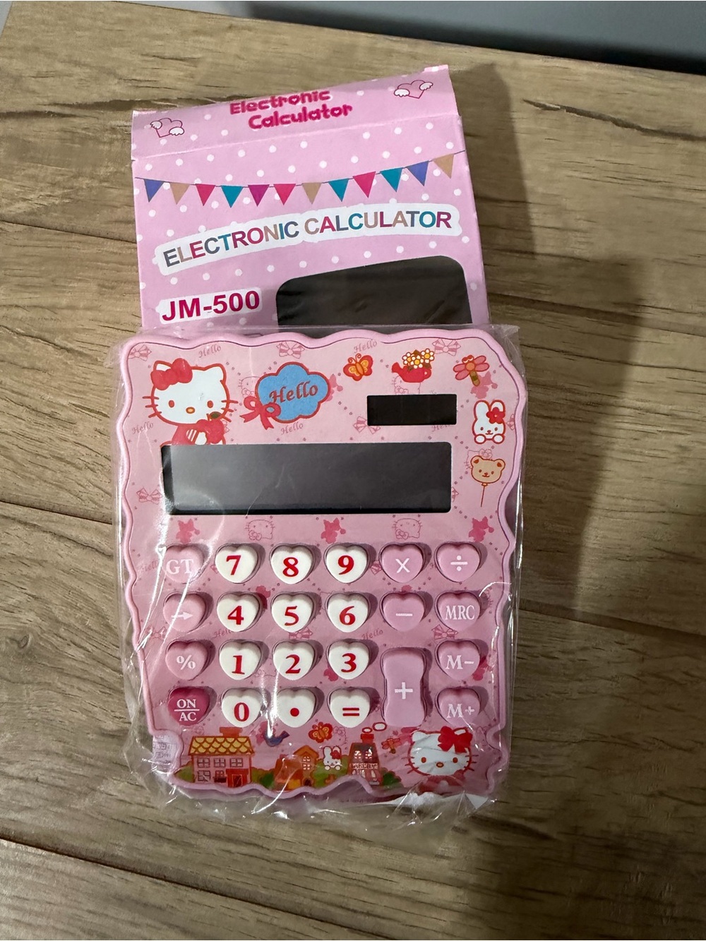 Sanrio Pink Hello Kitty JM-500 Electronic Calculator